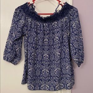 Off the shoulder shirt